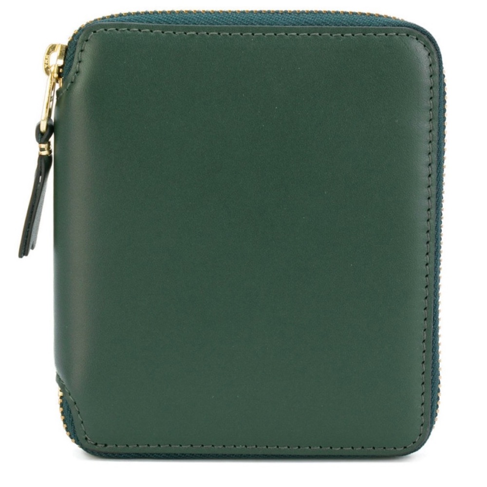 Comme des Garcons Dark Green Leather Wallet